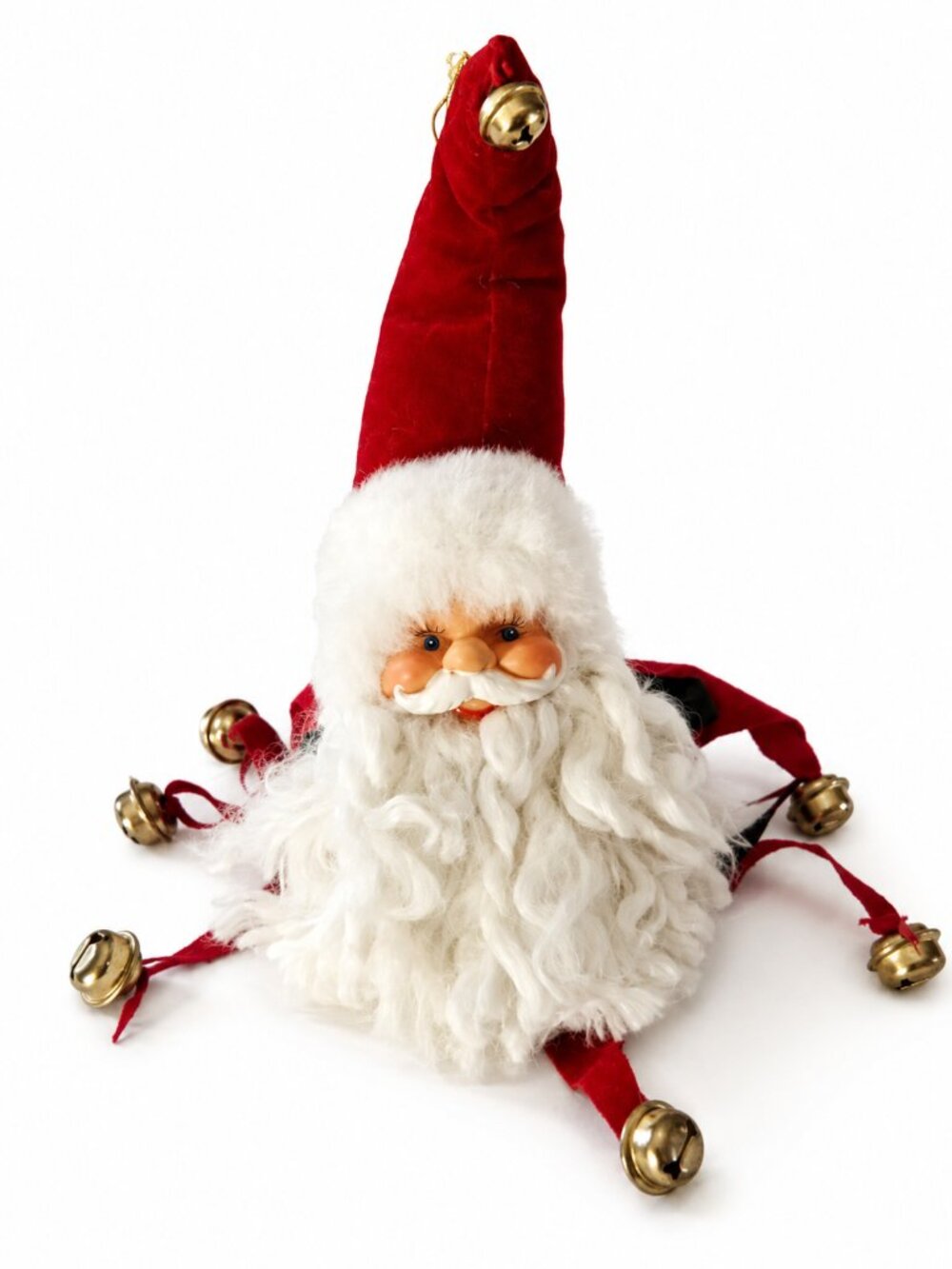Vintage Christmas Santa Claus Head Ornament